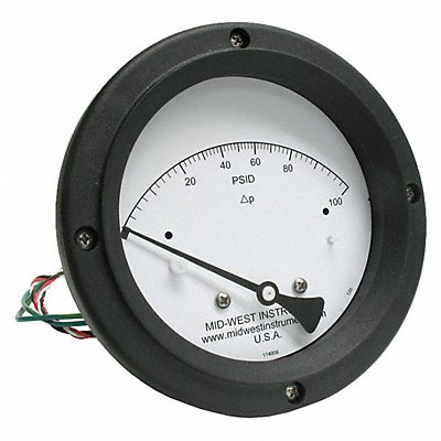 K4586 Differential Pressure Gauge and Switch MPN:120SC-00-O-AA-100P