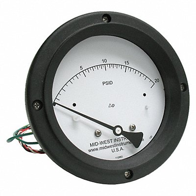 K4586 Differential Pressure Gauge and Switch MPN:120SC-00-O-AA-20P