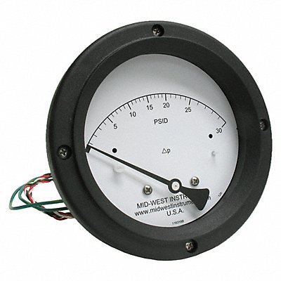 K4586 Differential Pressure Gauge and Switch MPN:120SC-00-O-AA-30P