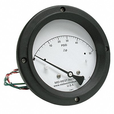 K4586 Differential Pressure Gauge and Switch MPN:120SC-00-O-AA-50P