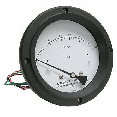 K4586 Differential Pressure Gauge and Switch MPN:120SC-00-O-AA-5P