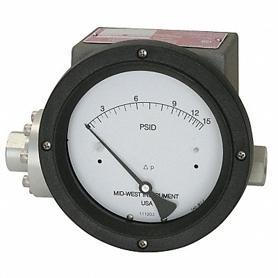 K4593 Pressure Gauge 0 to 100 In H2O MPN:240-SC-02-O(AAA)-100H