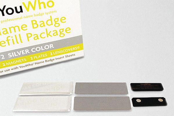 Badge Refill Blank Legend PK2 MPN:902930