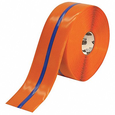 K3727 Floor Tape Blue/Orange 4 inx100 ft Roll MPN:4ROBCTR