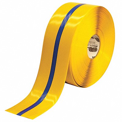 K3727 Floor Tape Blue/Yellow 4 inx100 ft Roll MPN:4RYBCTR