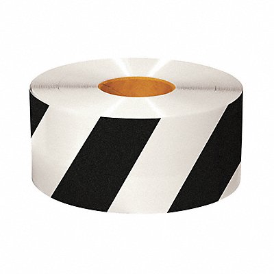 Floor Tape Black/White 6 inx100 ft Roll MPN:6RWCHV