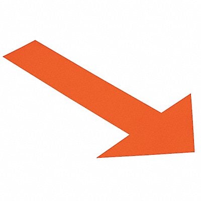 K3732 Floor Tape Orange 6 inx10 in Arrow PK50 MPN:ARROW10O