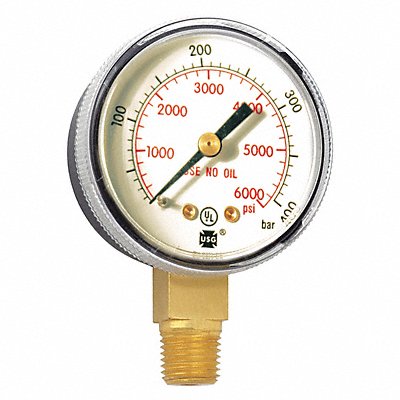 K4563 Pressure Gauge 0 to 6000 psi 2 MPN:GA145-03