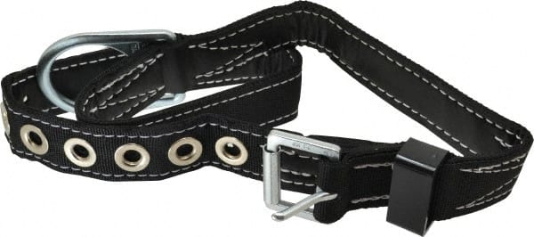 Size L, 39 to 47 Inch Waist, 1-3/4 Inch Wide, Single D Ring Style Body Belt MPN:123N/LBK