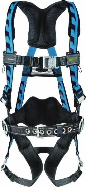 Fall Protection Harnesses: 400 Lb, AirCore Construction Style, Size Small & Medium, Polyester MPN:AC-QC-BDP/S/MBL