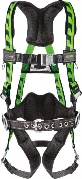 Fall Protection Harnesses: 400 Lb, AirCore Construction Style, Size Small & Medium, Polyester MPN:AC-QC-BDP/S/MGN