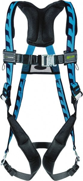 Fall Protection Harnesses: 400 Lb, AirCore Single D-ring Style, Size 2X-Large & 3X-Large, Polyester MPN:AC-QC2/3XLBL