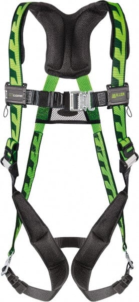 Fall Protection Harnesses: 400 Lb, AirCore Single D-ring Style, Size 2X-Large & 3X-Large, Polyester MPN:AC-QC2/3XLGN