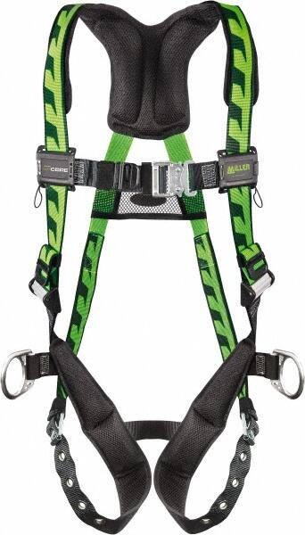 Fall Protection Harnesses: 400 Lb, AirCore Back and Side D-rings Style, Size Universal, Polyester MPN:AC-TB-D/UGN