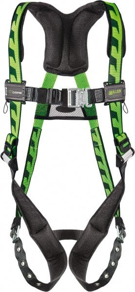 Fall Protection Harnesses: 400 Lb, AirCore Single D-ring Style, Size 2X-Large & 3X-Large, Polyester MPN:AC-TB2/3XLGN