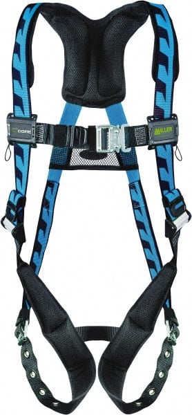 Fall Protection Harnesses: 400 Lb, AirCore Single D-ring Style, Size Small & Medium, Polyester MPN:AC-TB/S/MBL