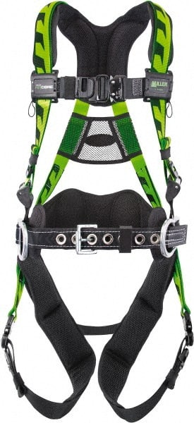 Fall Protection Harnesses: 400 Lb, AirCore Construction Style, Size Universal, Polyester MPN:ACA-QC-BDP/UGN