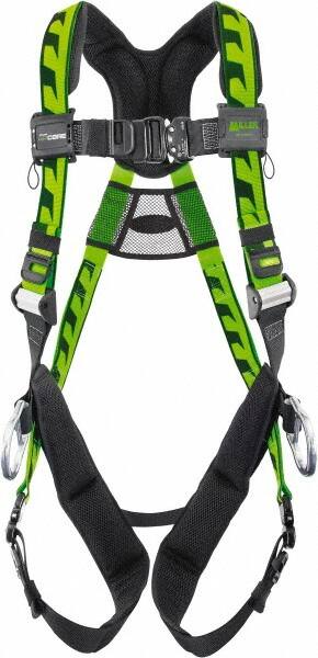 Fall Protection Harnesses: 400 Lb, AirCore Back and Side D-rings Style, Size 2X-Large & 3X-Large, Polyester MPN:ACA-QC-D2/3XLGN