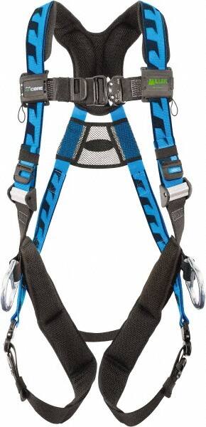 Fall Protection Harnesses: 400 Lb, AirCore Back and Side D-rings Style, Size Small & Medium, Polyester MPN:ACA-QC-D/S/MBL