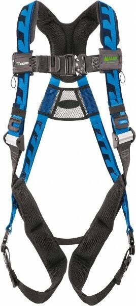 Fall Protection Harnesses: 400 Lb, AirCore Single D-ring Style, Size 2X-Large & 3X-Large, Polyester MPN:ACA-QC2/3XLBL