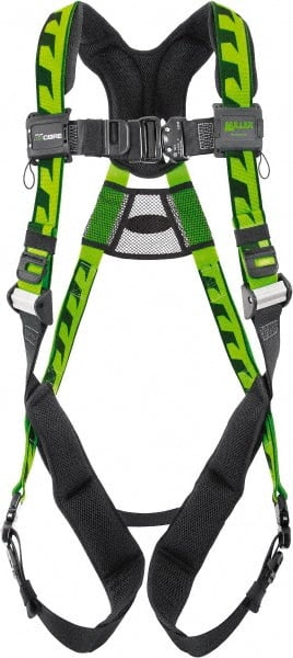 Fall Protection Harnesses: 400 Lb, AirCore Single D-ring Style, Size 2X-Large & 3X-Large, Polyester MPN:ACA-QC2/3XLGN
