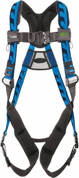 Fall Protection Harnesses: 400 Lb, AirCore Single D-ring Style, Size Universal, Polyester MPN:ACA-QC/UBL