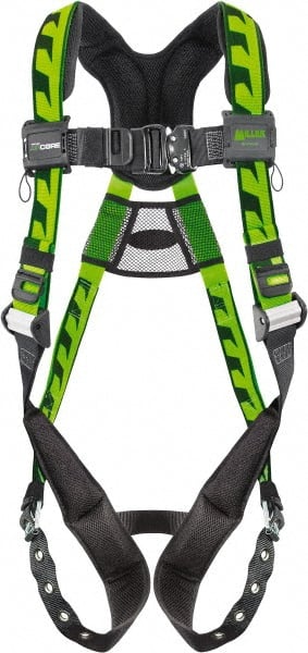 Fall Protection Harnesses: 400 Lb, AirCore Single D-ring Style, Size 2X-Large & 3X-Large, Polyester MPN:ACA-TB2/3XLGN