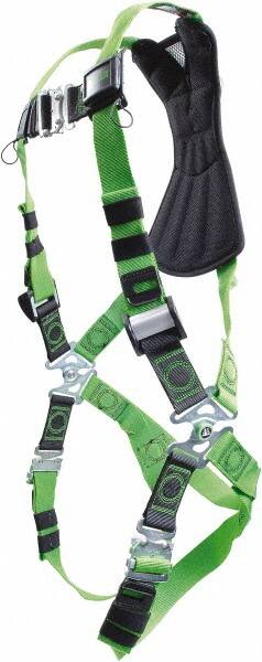 Fall Protection Harnesses: 400 Lb, Single D-Ring Style, Size Universal MPN:RDF-QC/UGN