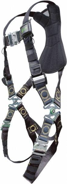 Fall Protection Harnesses: 400 Lb, Single D-Ring Style, Size Universal MPN:RKN-QC/UBK