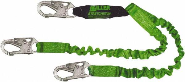 Lanyards & Lifelines, Load Capacity: 310lb , Type: Shock Absorbing Lanyard , Anchorage End Connection: Locking Snap Hook  MPN:8798SS-Z7/6FTGN