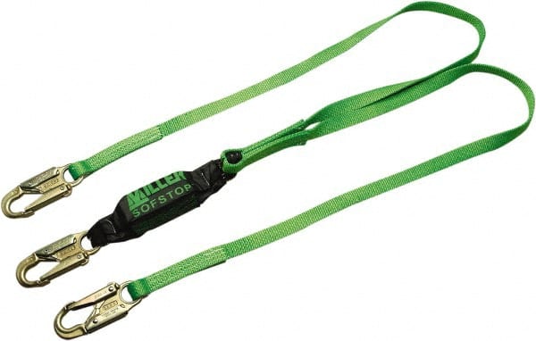 6' Long, 310 Lb Capacity, 2 Leg Locking Snap Hook Harness Lanyard MPN:8798T-Z7/6FTGN