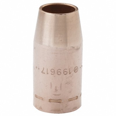 MILLER Copper Conical MIG Weld Nozzle MPN:199617