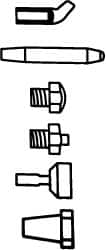 #1 MT Offset Spot Welder Tip MPN:071466