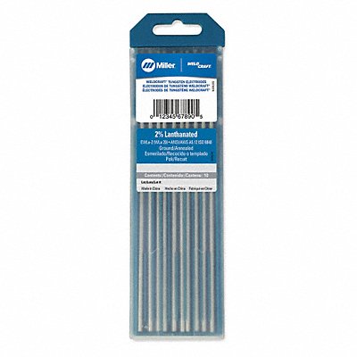 WELDCRAFT Blue Tungsten Electrode PK10 MPN:WL2332X7