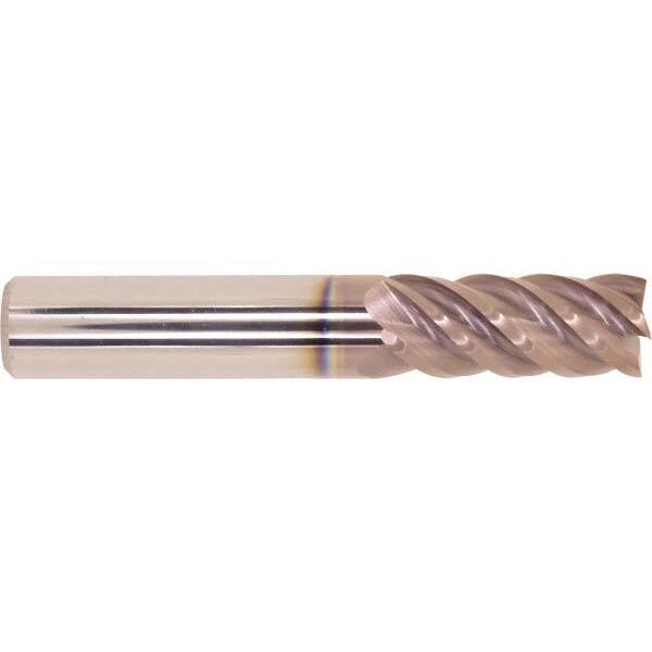 Corner Radius End Mill: 16 mm Dia, 40 mm LOC, 0.5 mm Radius, 5 Flutes, Solid Carbide MPN:EMV51605HSN