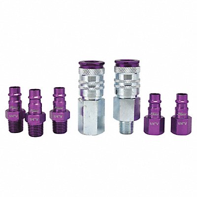 Hi Flow Purple Coupler/Plug Kit MPN:S-307VKIT