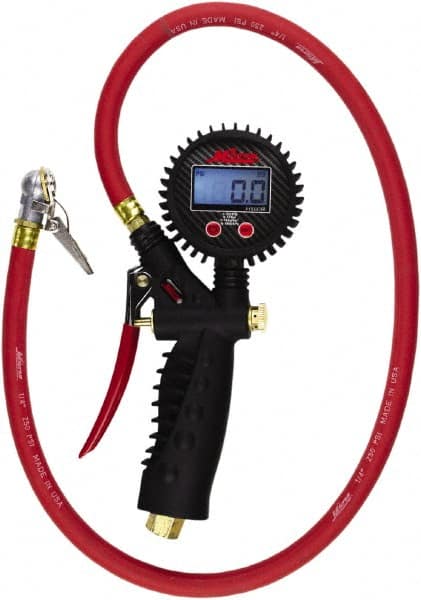 0 to 255 psi Digital Ball Foot with Clip Tire Pressure Gauge MPN:573D