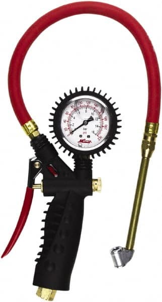 0 to 230 psi Dial Dual Head Tire Pressure Gauge MPN:S-576A