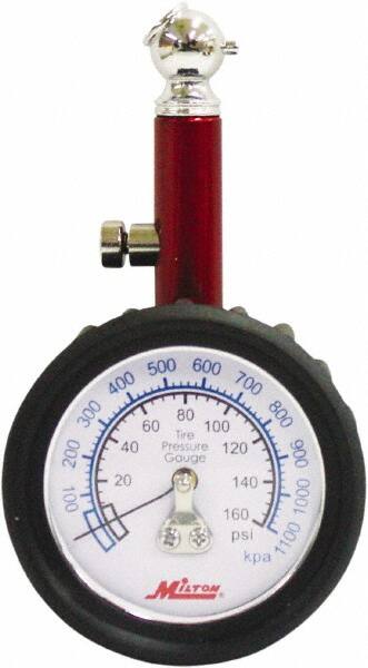 0 to 160 psi Dial Ball Tire Pressure Gauge MPN:S-933