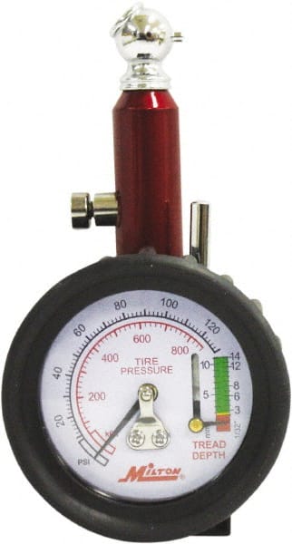 0 to 120 psi Dial Ball Tire Pressure Gauge MPN:S-934