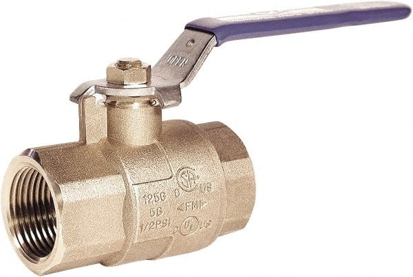 2-Way Manual Ball Valve: 1-1/2