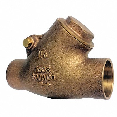 Y Swing Check Valve Bronze 1-1/2 Sweat MPN:1509Y 1 1/2