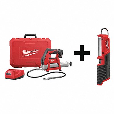 Cordless Grease Gun Kit With Stick Light MPN:2446-21XC  2351-20