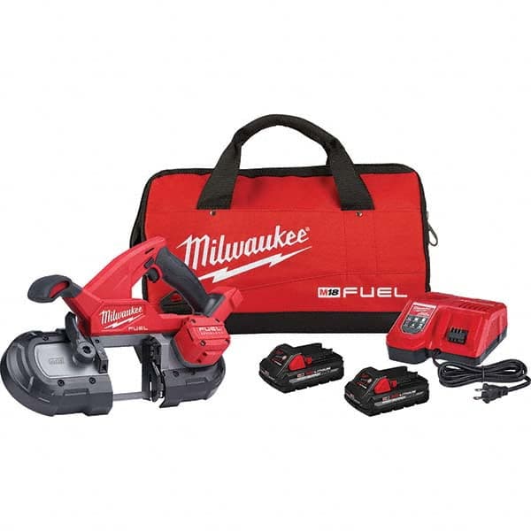 Cordless Portable Bandsaw: 18V, 35-3/8