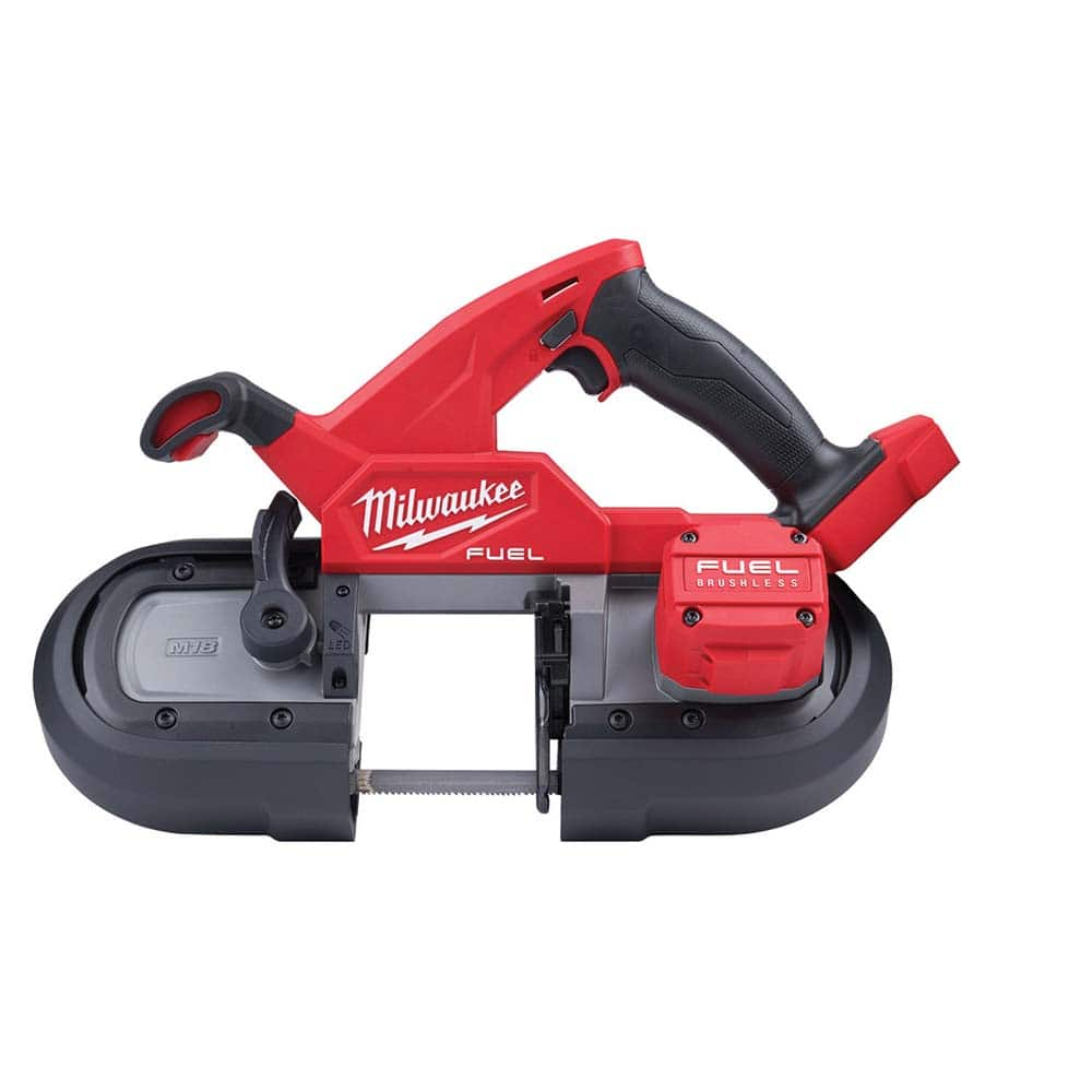 Cordless Portable Bandsaw: 18V, Round: 3-1/4 x 3-1/4