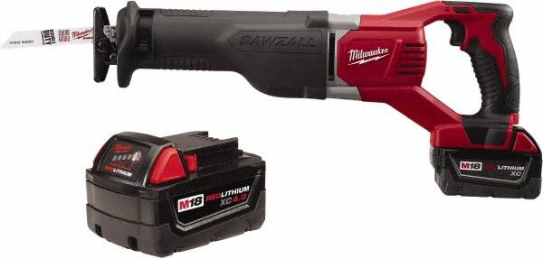 Cordless Reciprocating Saw: 18V, 0 to 3,000 SPM MPN:6543689/4337719