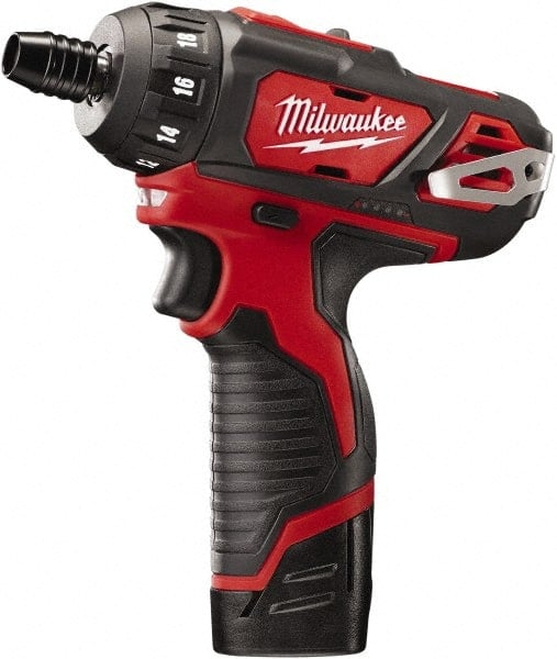 Cordless Screwdriver: 12V, 1/4