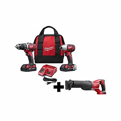 M18 2-Tool Kit and EXTRA M18 Recip Saw MPN:2691-22  2621-20