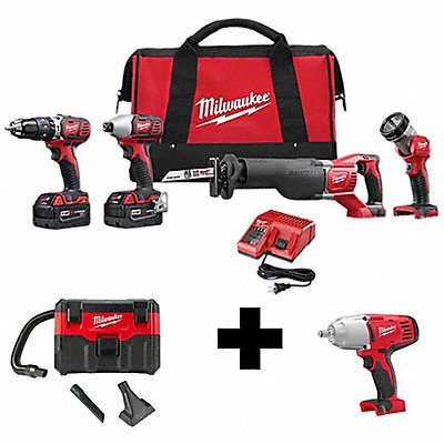 Cordless Combination Kit 18V 6 Tools MPN:2696-24  0880-20  2663-20