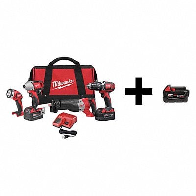 Cordless Combo Kit 18.0 V 4 Tools 3 Batt MPN:2696-24 / 48-11-1840